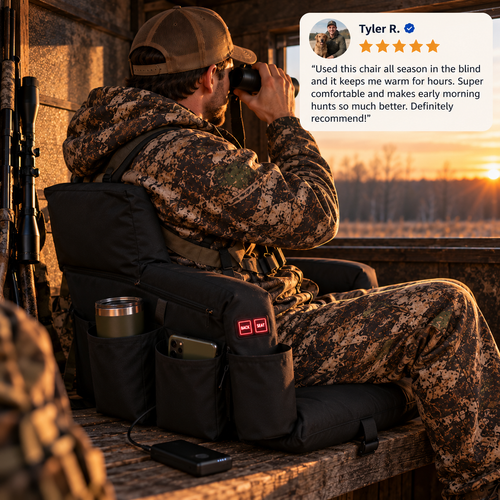 Toasty Tush™ Portable Heated Seat