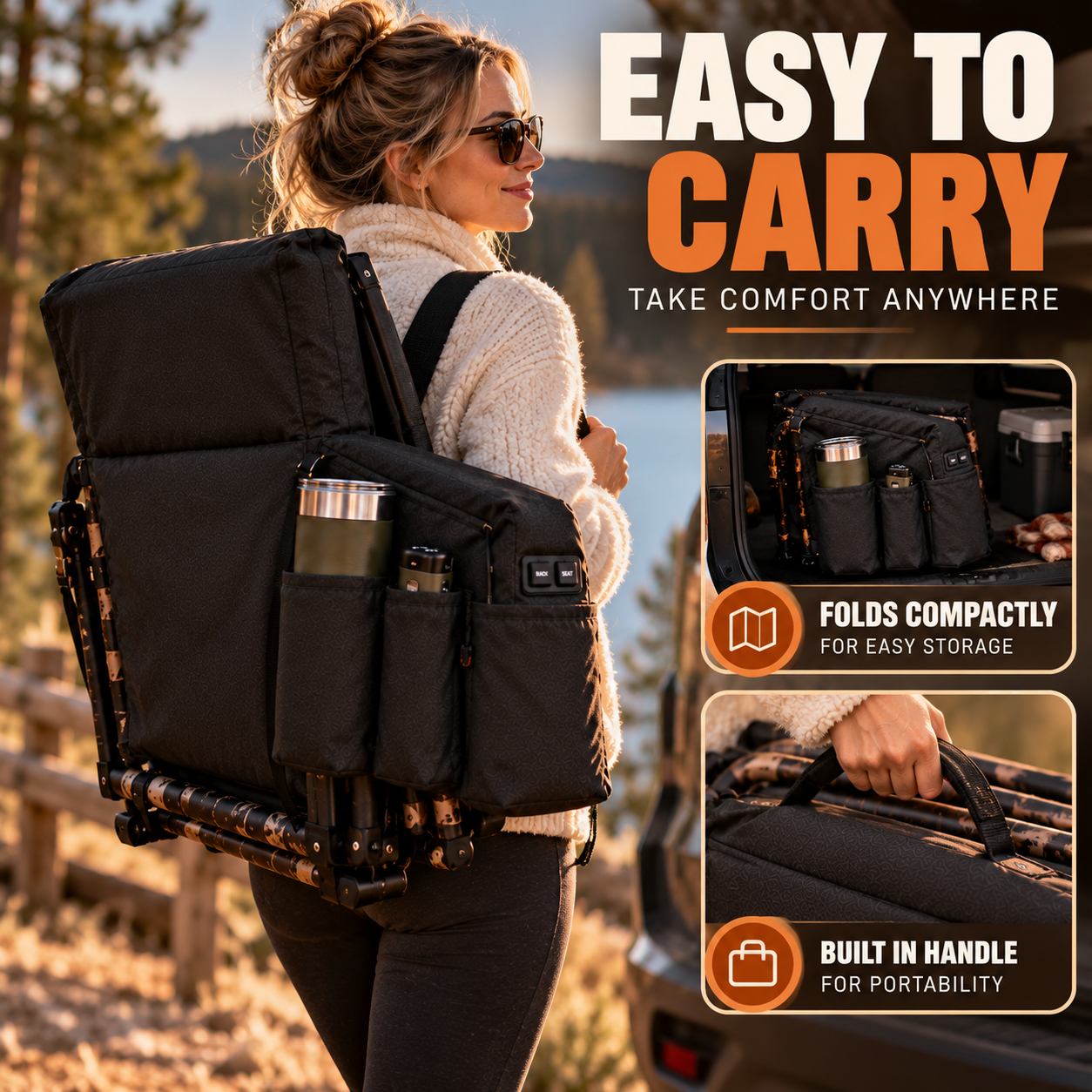 Toasty Tush™ Portable Heated Seat